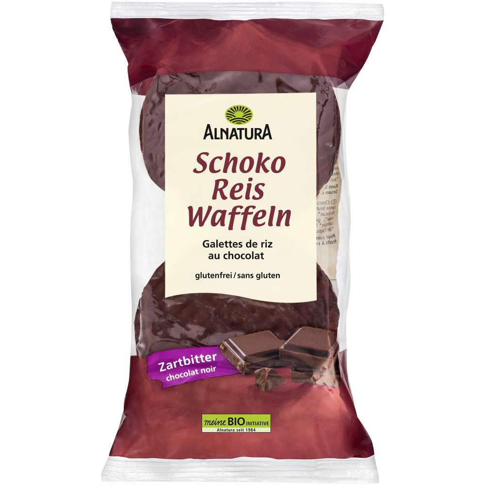 Produktabbildung Alnatura Bio Schoko-Reiswaffeln, Zartbitter