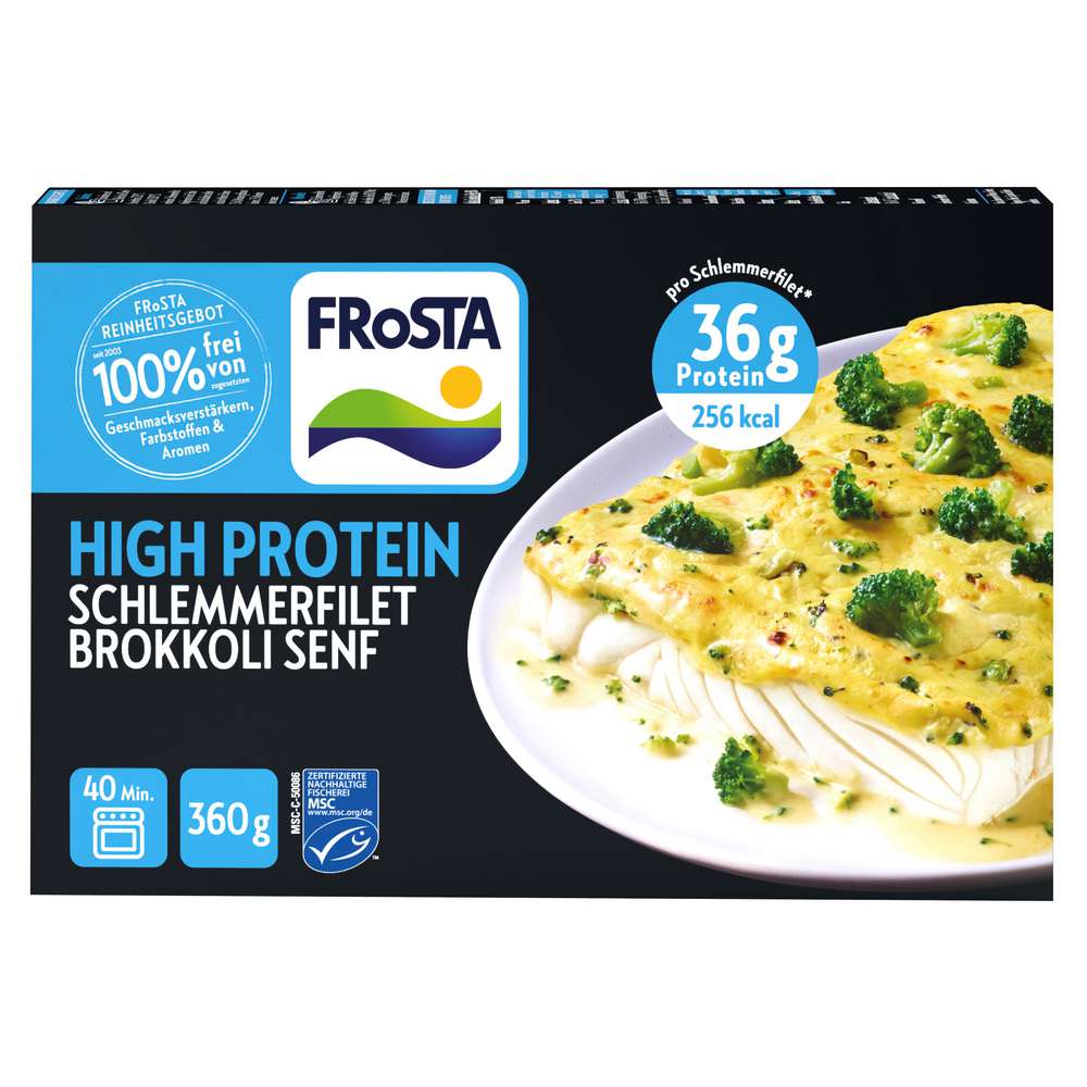 Produktabbildung Frosta Schlemmerfilet Brokkoli Senf 