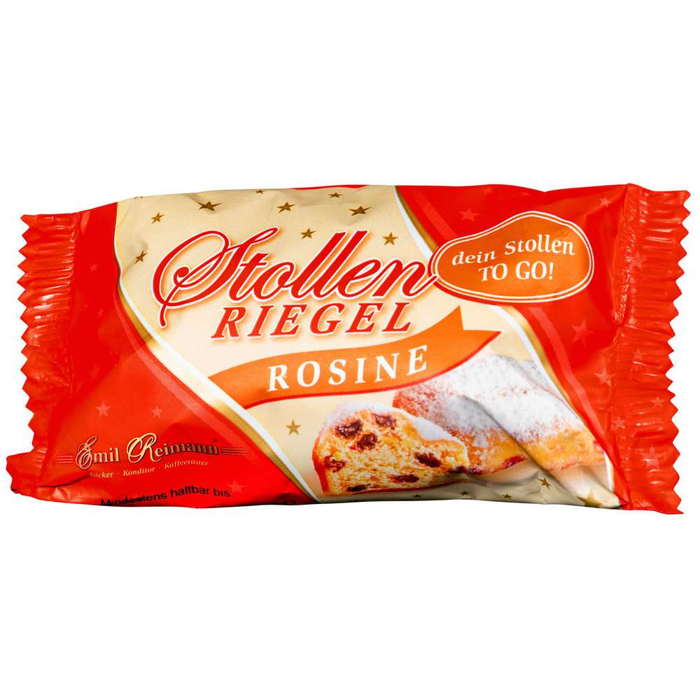 Produktabbildung Emil Reimann Stollen-Riegel Rosine