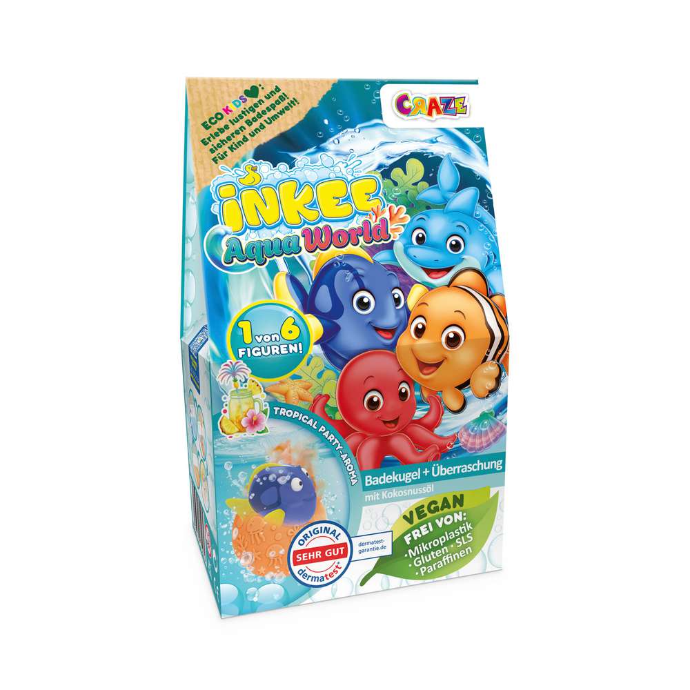 Produktabbildung Craze Inkee Badebombe Aqua World