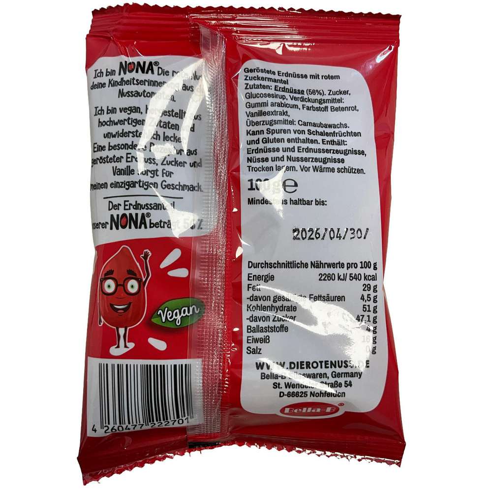 Produktabbildung Bella-B Die rote Nuss Vegan
