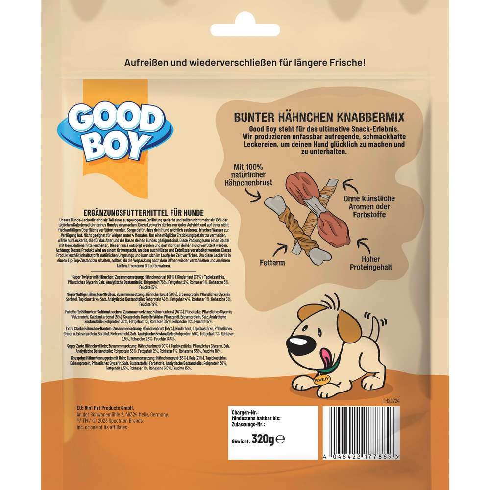 Produktabbildung Good Boy Hunde-Snack Hähnchen Knabber Mix