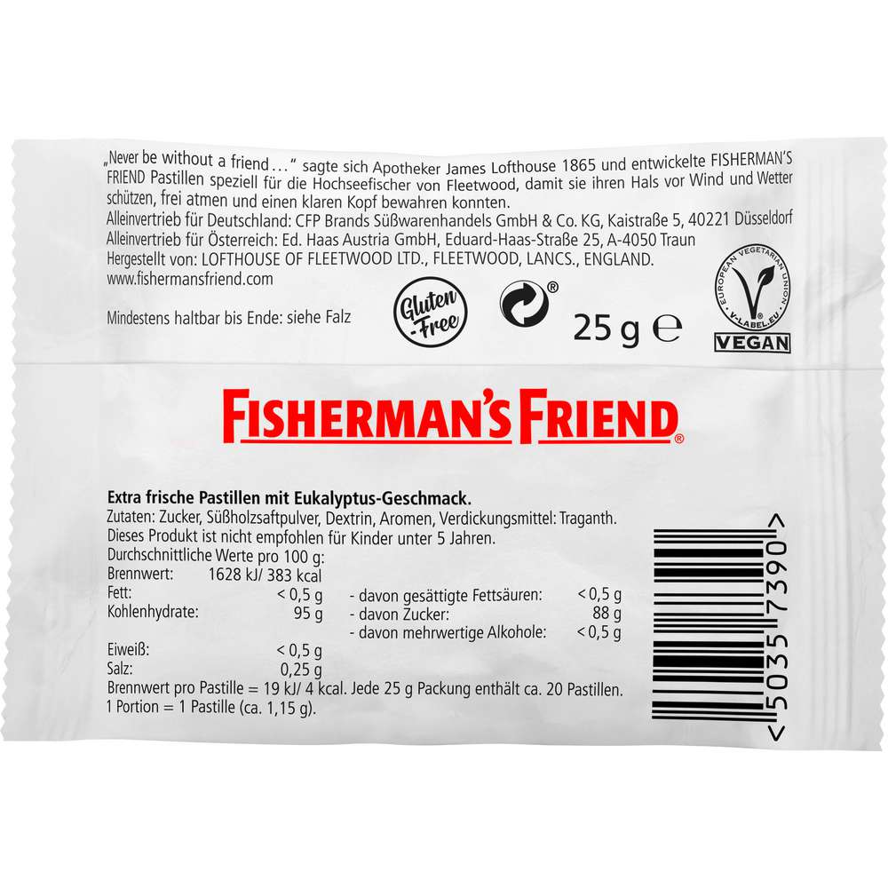 Produktabbildung Fisherman's Friend Extra Stark Pastillen