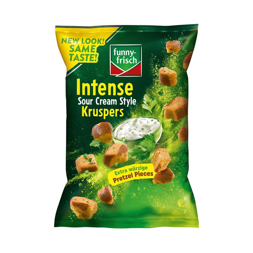 Produktabbildung funny-frisch Weizen-Kräcker Kruspers, Sour Cream Style