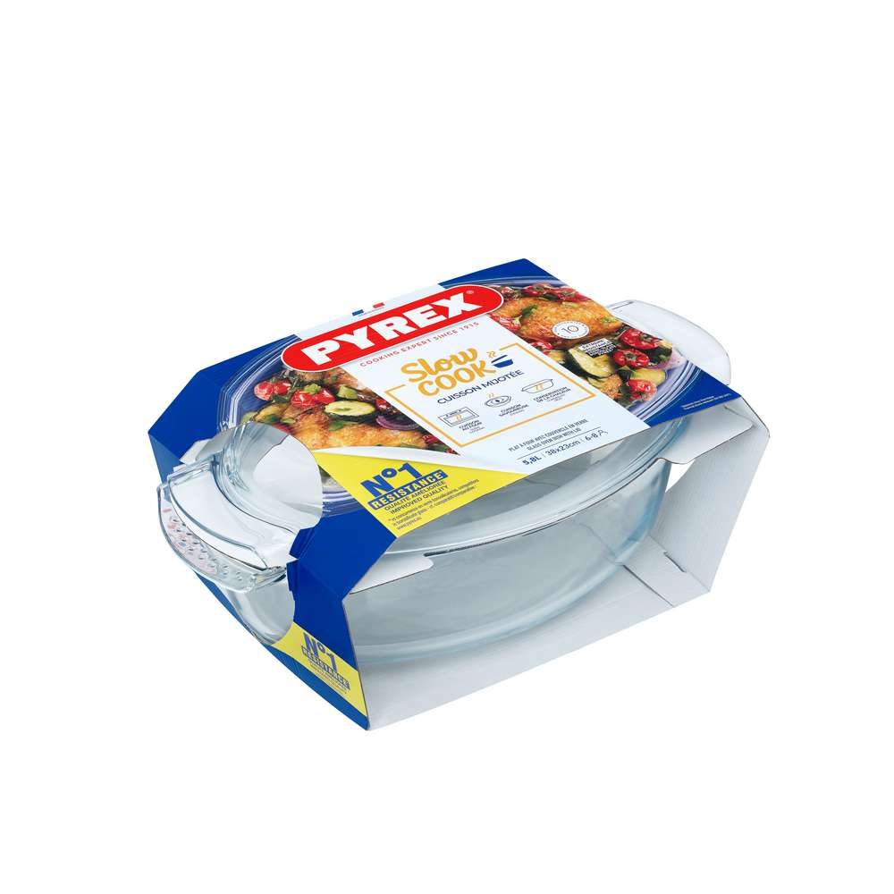 Produktabbildung Pyrex Classic Kasserolle Oval 4,4L + 1,4L