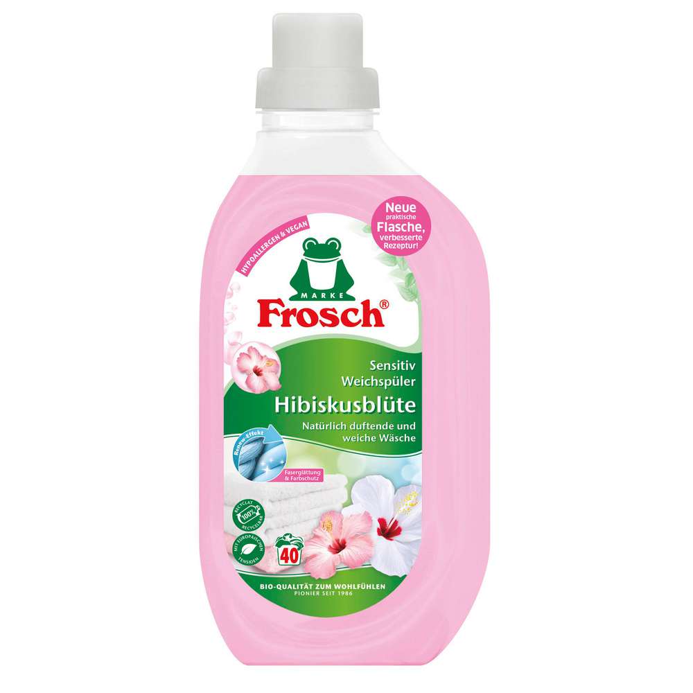 Produktabbildung Frosch Weichspüler, Hibiskusblüte