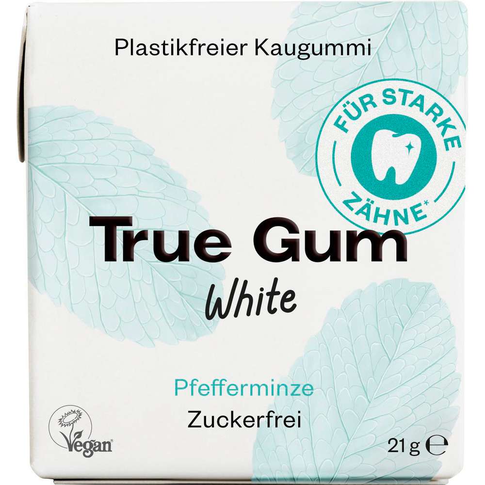 Produktabbildung True Gum Kaugummi, Pfefferminze Zuckerfrei