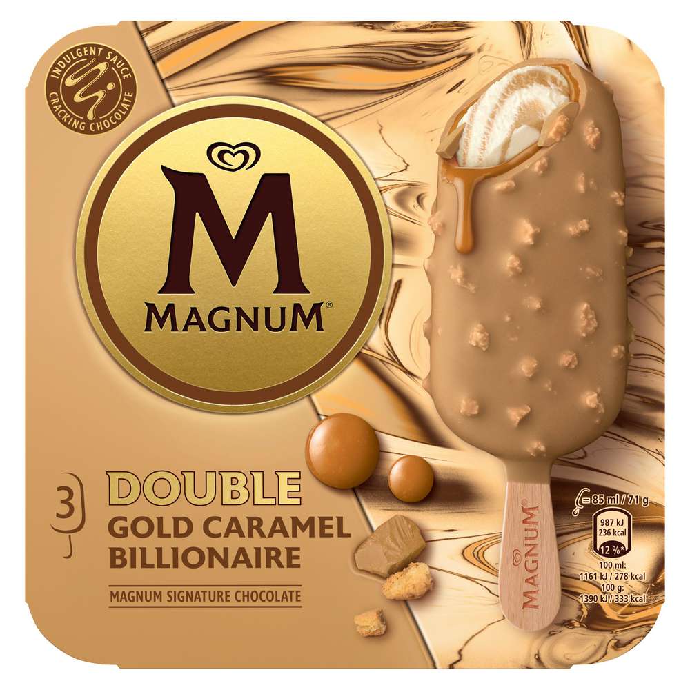 Produktabbildung Magnum Stiel-Eis Double, Caramel
