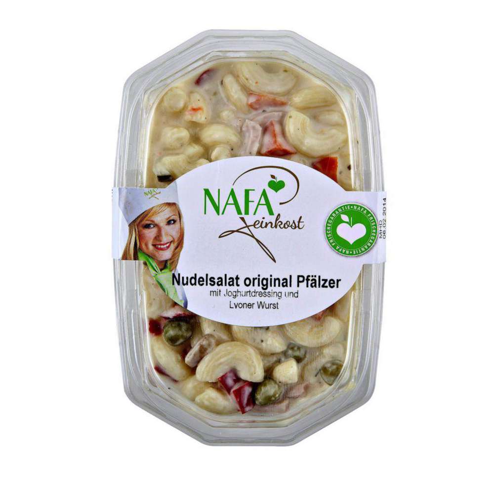 Produktabbildung NAFA Feinkost Nudelsalat, original Pfälzer