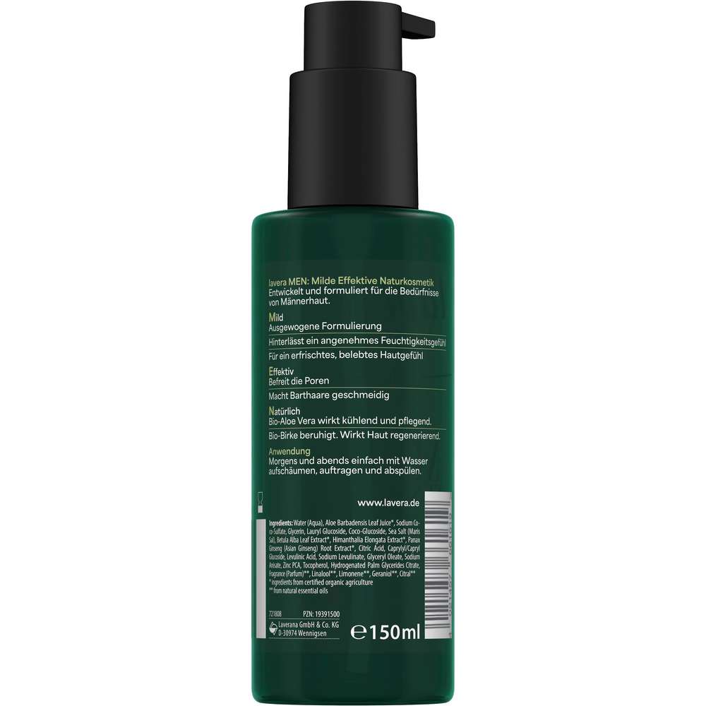 Produktabbildung lavera Waschgel Men 2in1, Bio Aloe Vera-Bio Birke