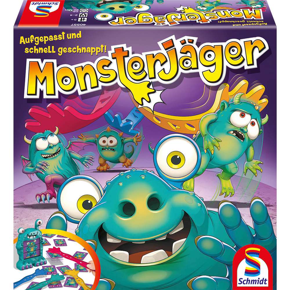Produktabbildung Schmidt Spiele Monsterjäger, Reaktionsspiel