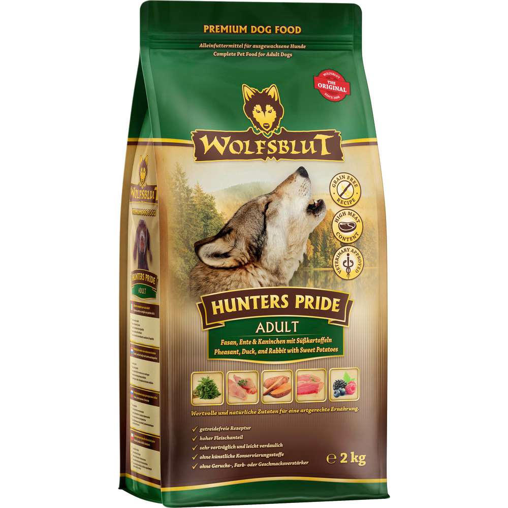 Produktabbildung Wolfsblut Hunde-Trockenfutter, Adult Fasan/Ente