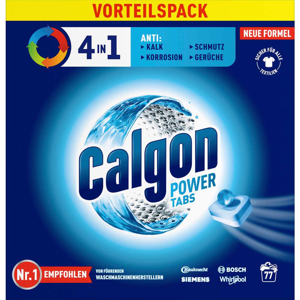 Produktabbildung Calgon Waschmaschinen-Entkalker 4in1 Tabs