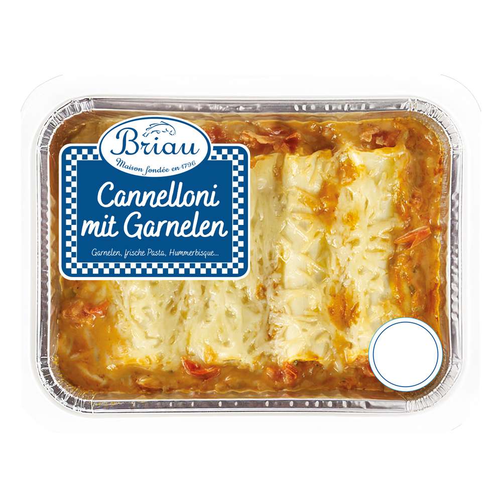 Produktabbildung Briau Cannelloni mit Garnelen