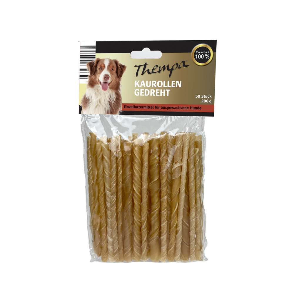 Produktabbildung Thempa Hunde-Snack Kaurollen, gedreht