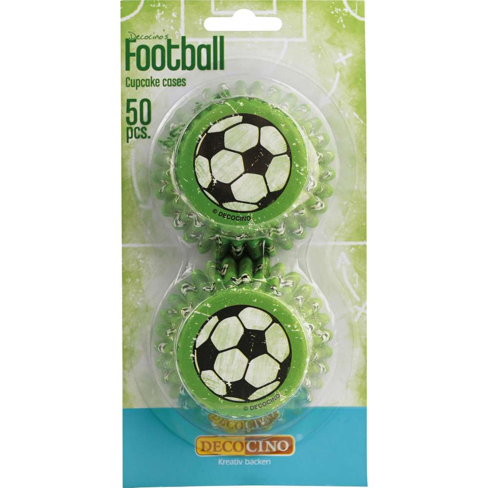 Produktabbildung Decocino Muffinförmchen Football