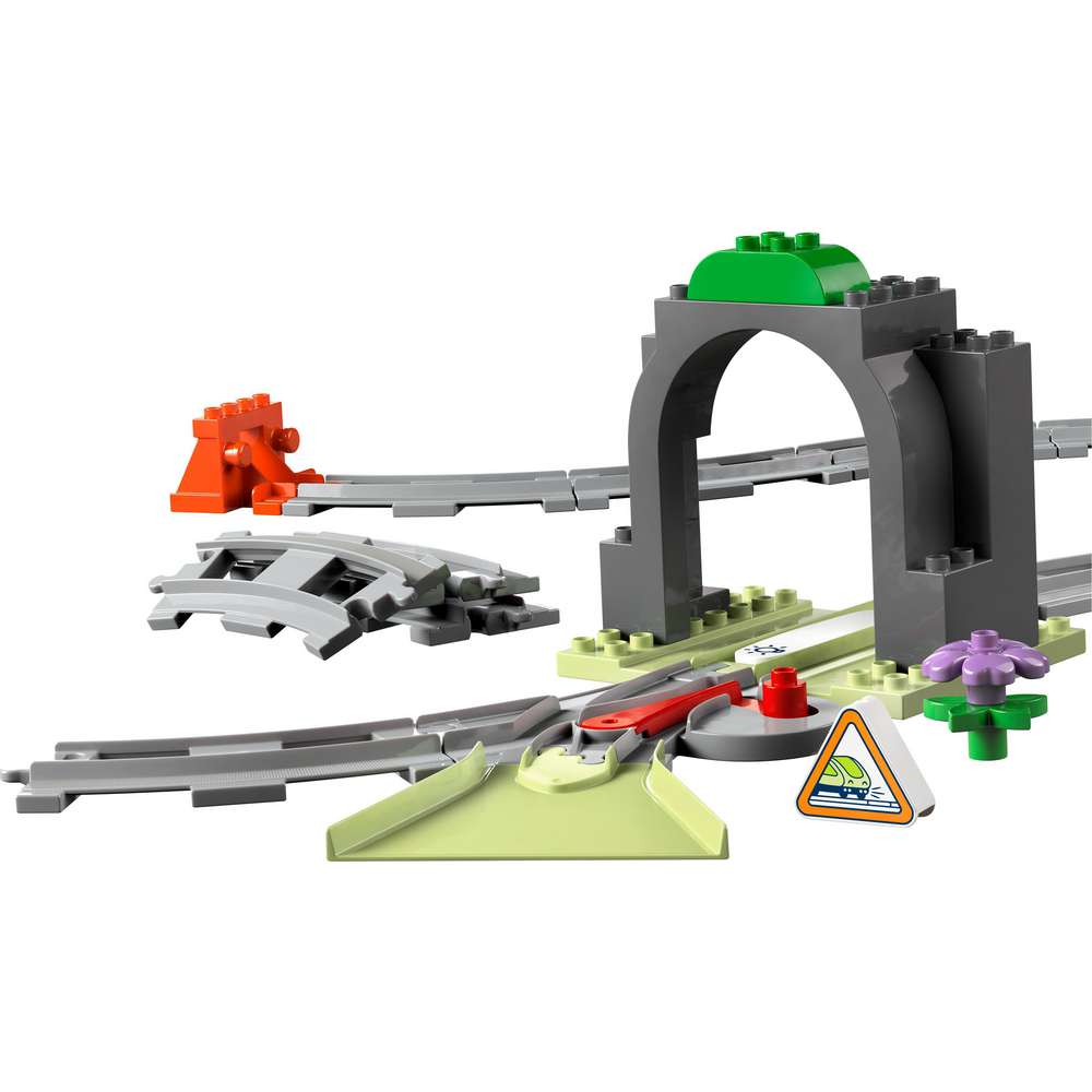Produktabbildung Lego LEGO DUPLO Town Eisenbahntunnel und Schienen – Erweiterungsset 10425