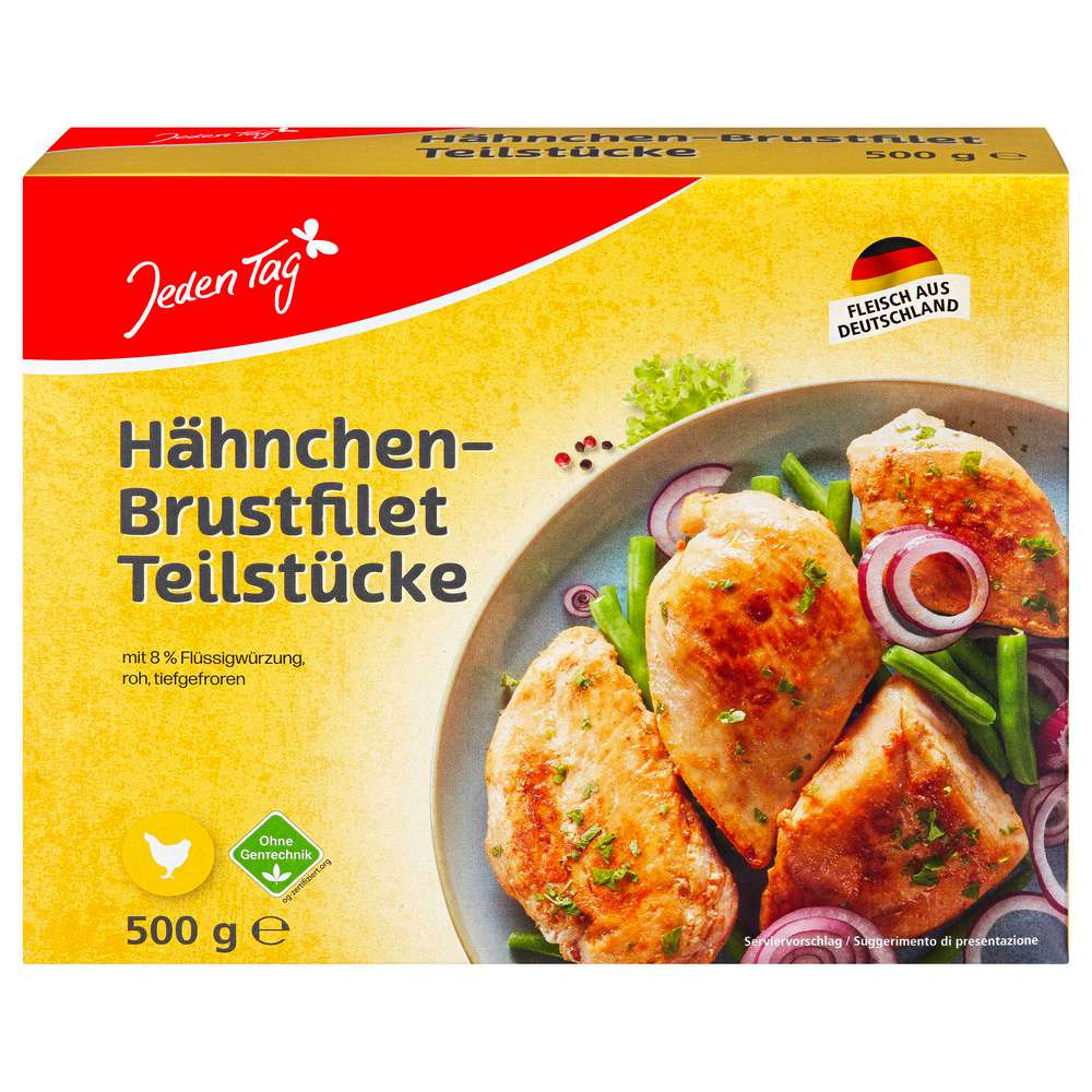 Produktabbildung Jeden Tag Hähnchenbrust, tiefgefroren