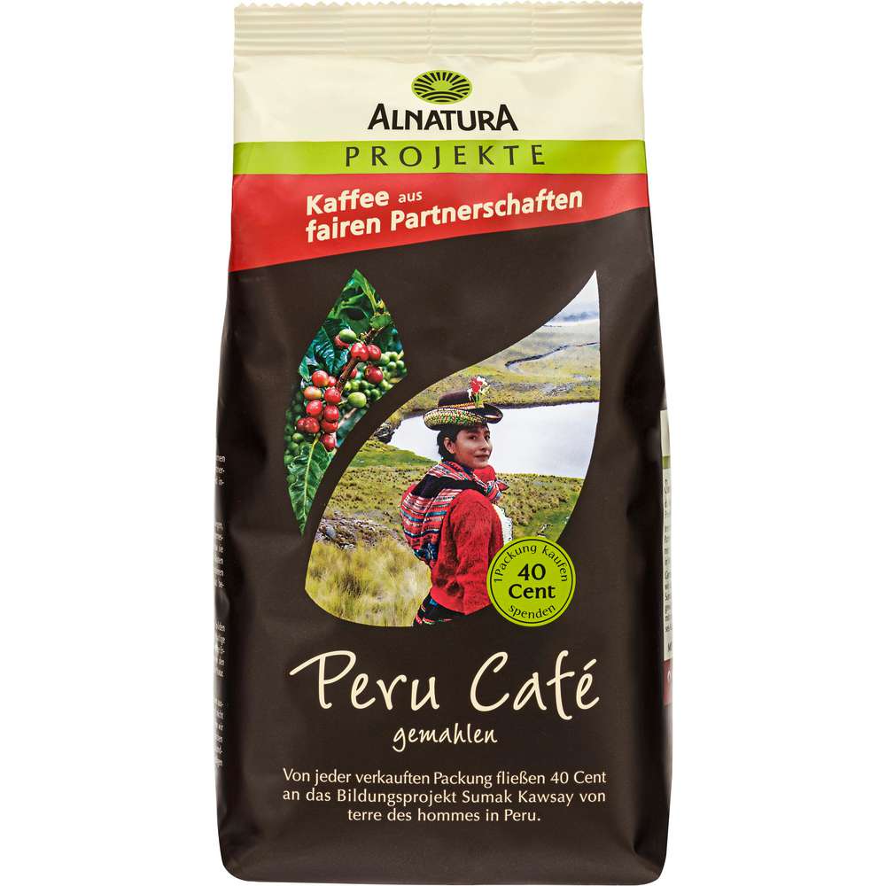 Produktabbildung Alnatura Bio Kaffee Peru, gemahlen