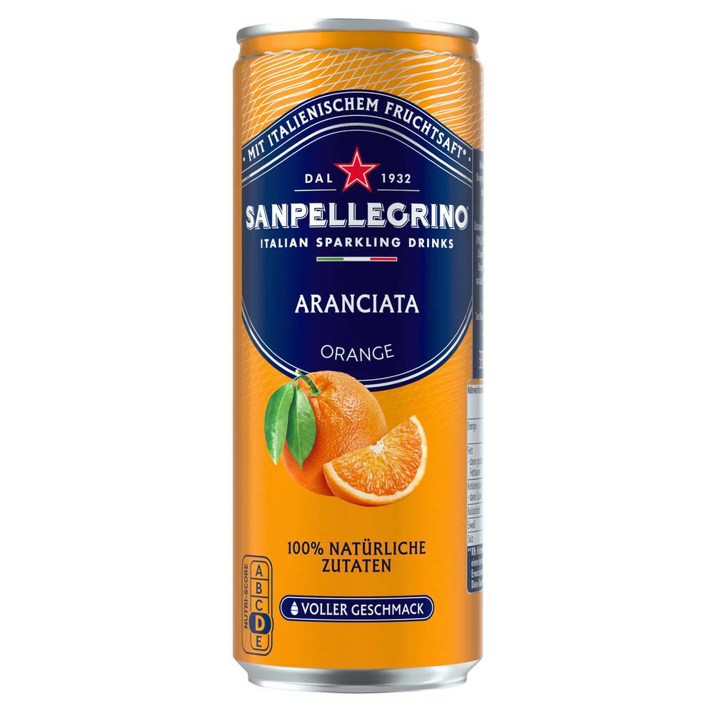 Produktabbildung San Pellegrino Aranciata, Orangenfruchtsaftgetränk