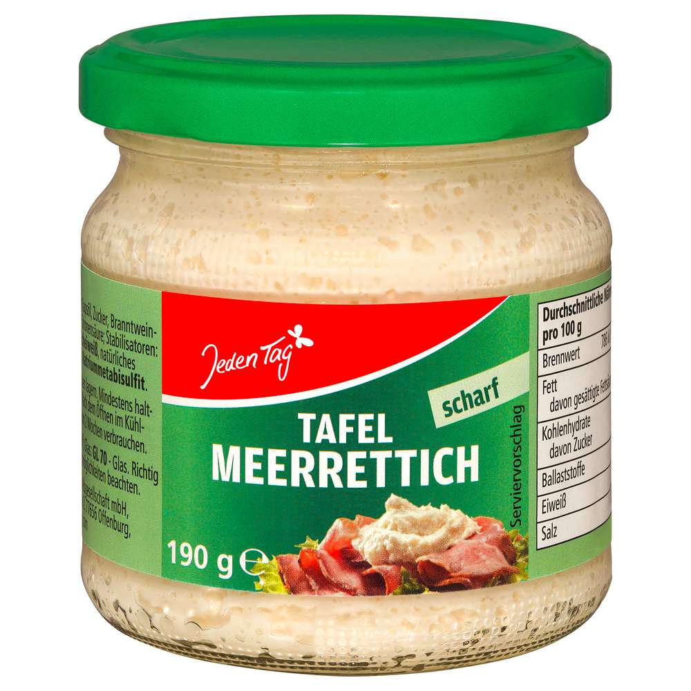 Produktabbildung Jeden Tag Tafelmeerrettich scharf