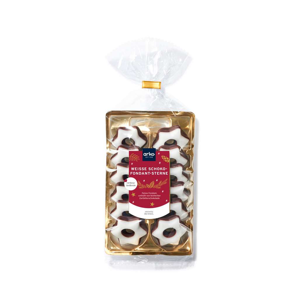 Produktabbildung Arko Weisse Schoko-Fondant-Sterne