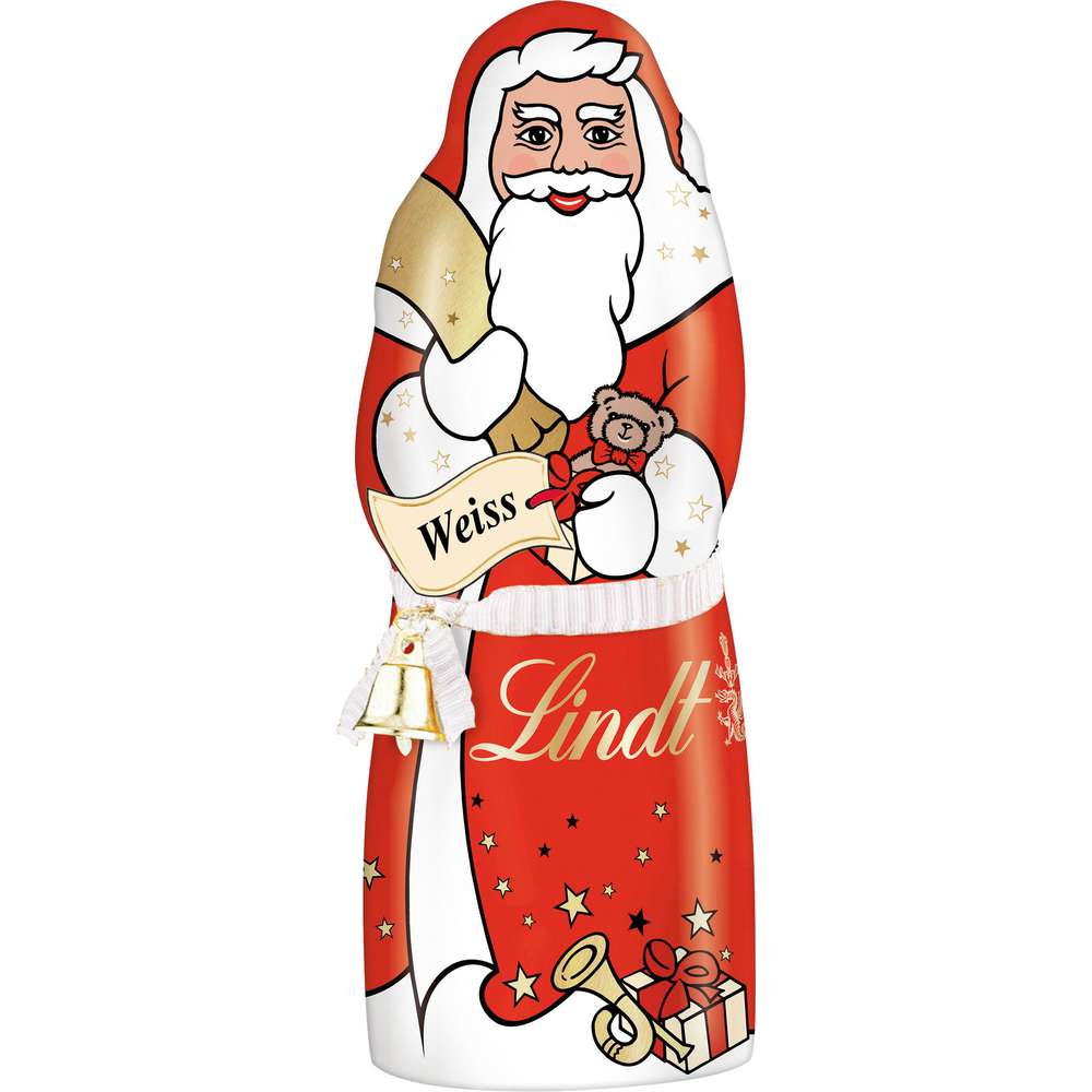 Produktabbildung Lindt Schoko-Weihnachtsmann, Weiß