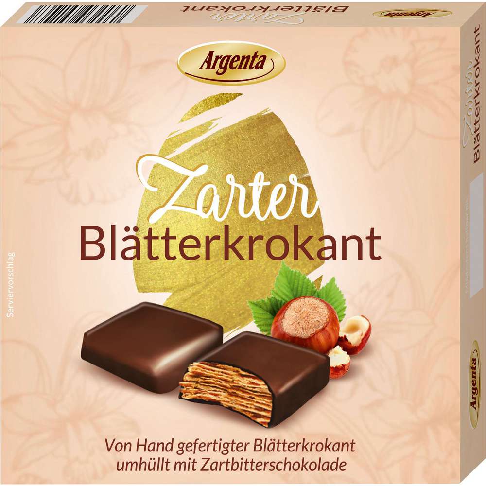 Produktabbildung Argenta Schokolade, zarter Blätterkrokant