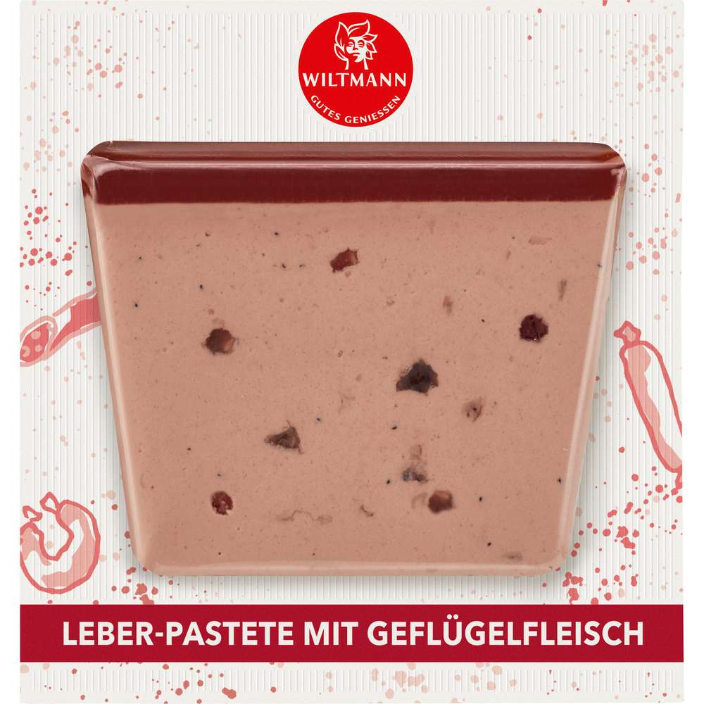 Produktabbildung Wiltmann Leberpastete, Geflügelfleisch mit Preiselbeeren