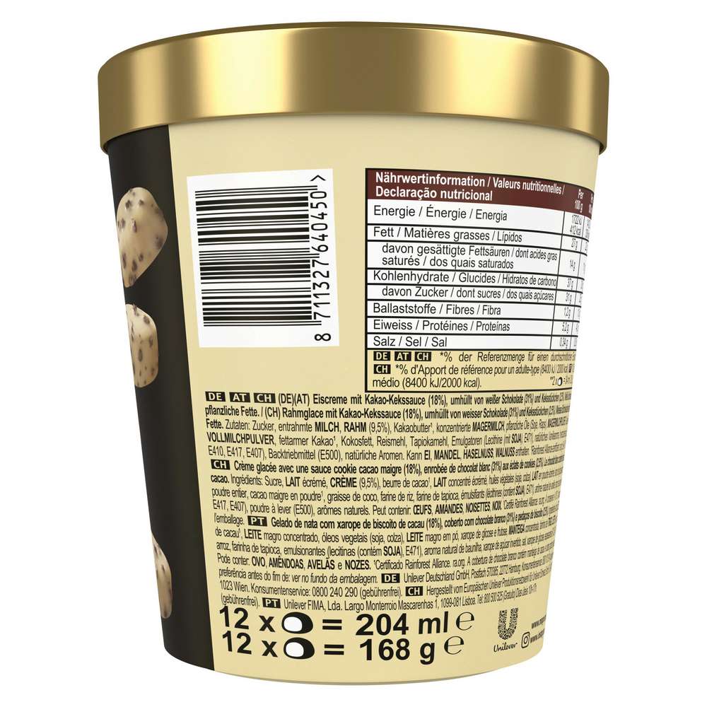 Produktabbildung Magnum Eis, Bonbon White Chocolate & Cookies