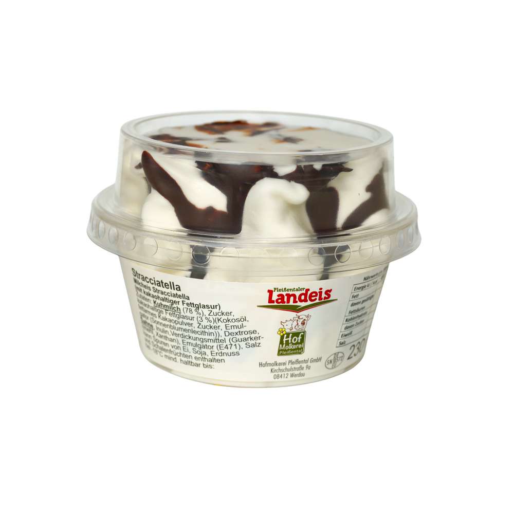 Produktabbildung Pleißentaler Landeis Eis, Stracciatella