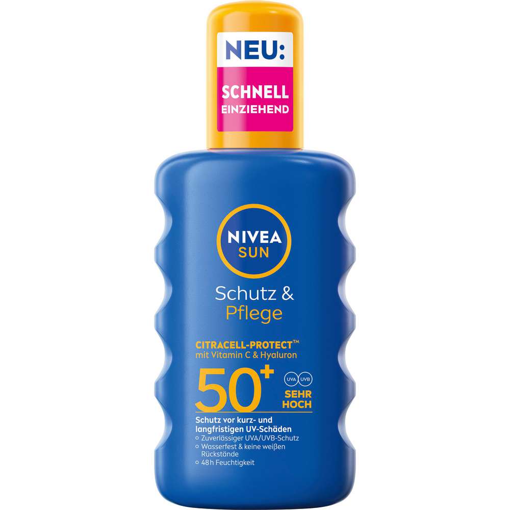 Produktabbildung Nivea Sun Spray Schutz & Pflege LSF 50+