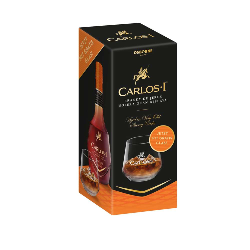 Produktabbildung Carlos I Brandy De Jerez 40 %