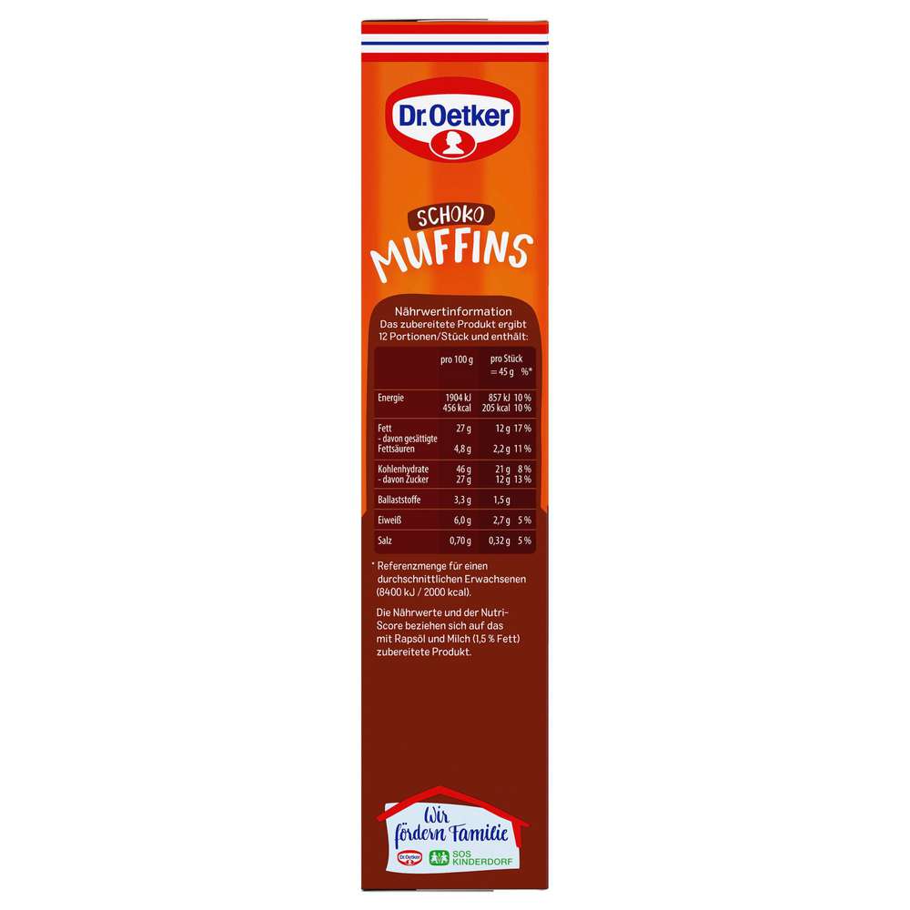 Produktabbildung Dr. Oetker Backmischung Schoko Muffins