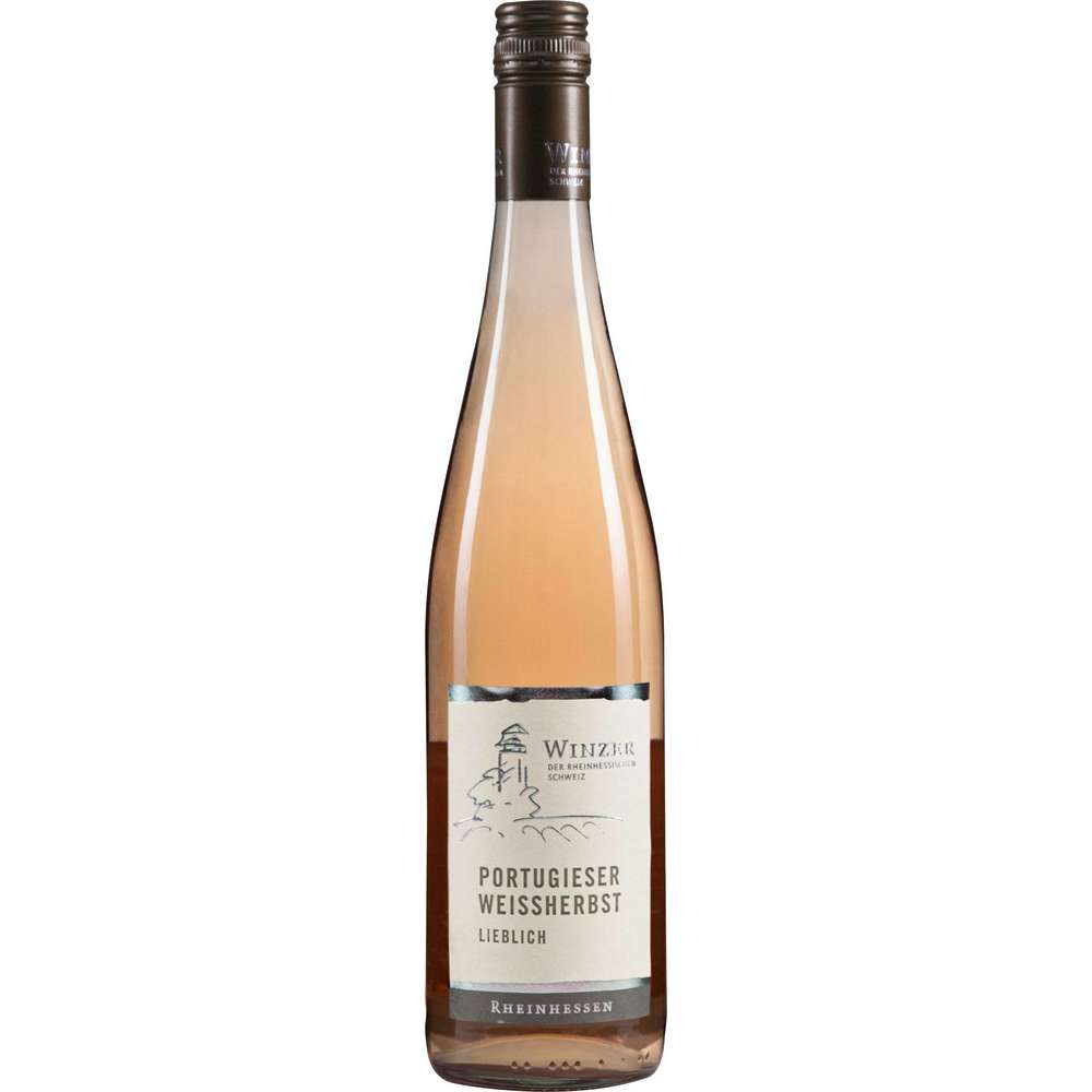 Produktabbildung Winzer der rheinhessischen Schweiz Portugieser Weißherbst, Roséwein