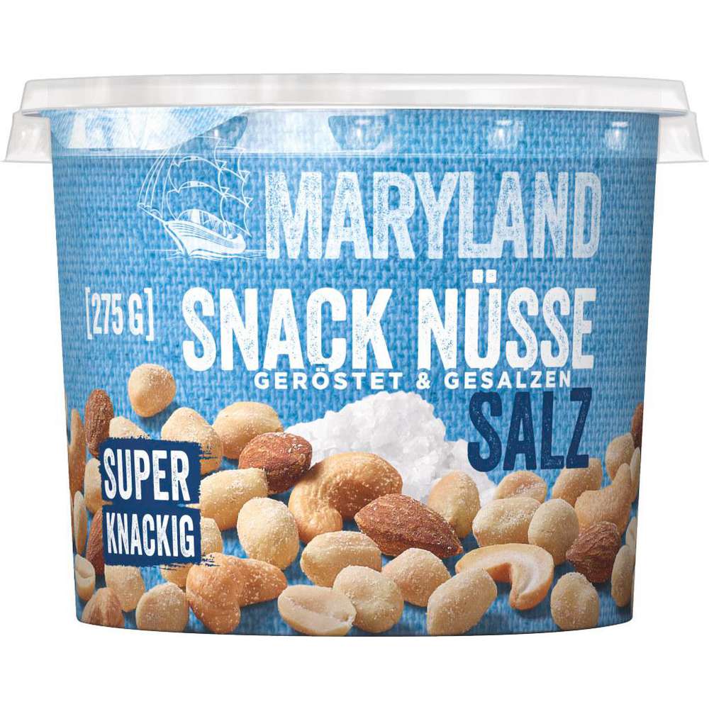 Produktabbildung Maryland Snack Nüsse, geröstet & gesalzen