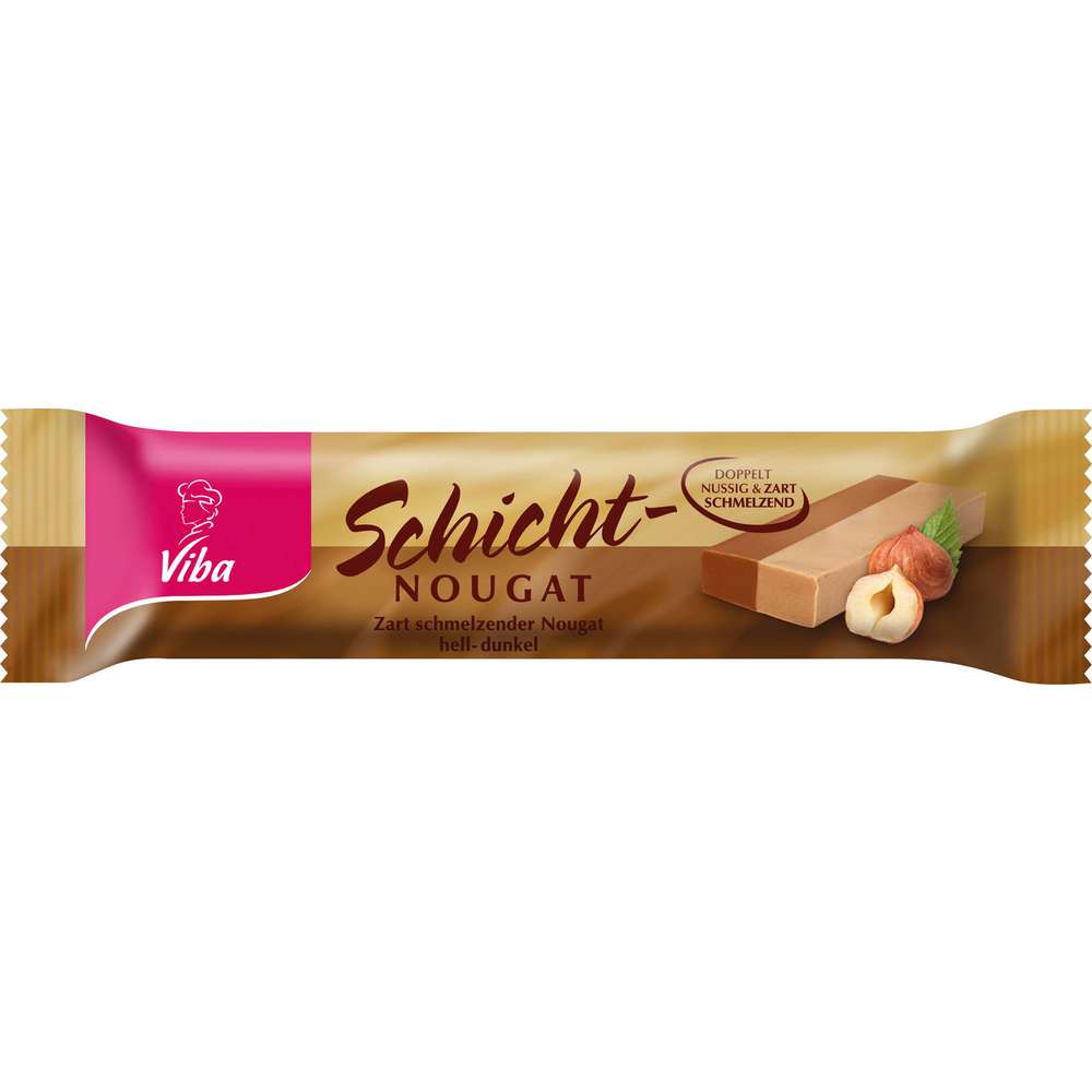 Produktabbildung Viba Schokoriegel, Schicht-Nougat