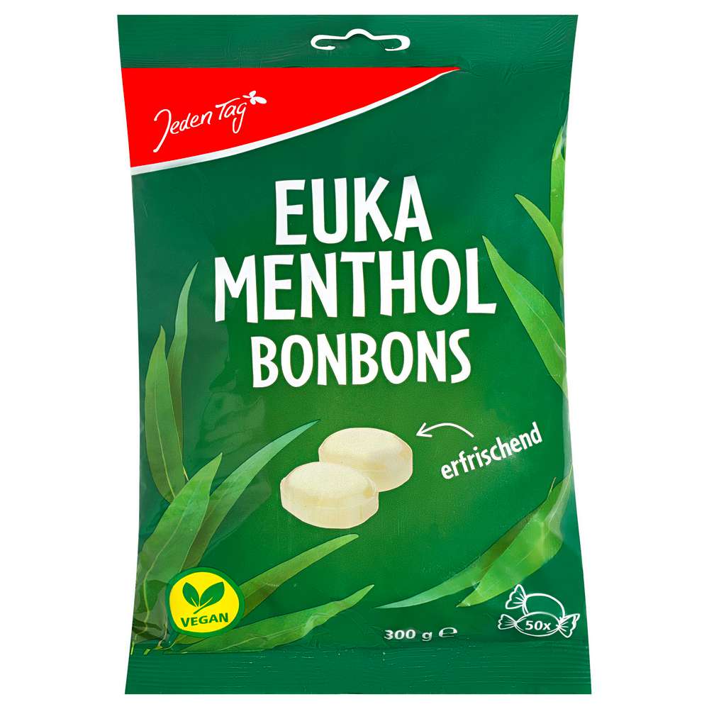 Produktabbildung Jeden Tag Eukalyptus-Menthol Bonbons