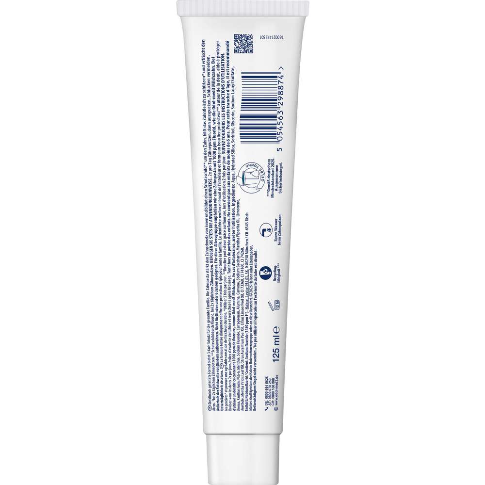 Produktabbildung Odol Med 3 Zahncreme 3-fach Schutz, Minzfrisch