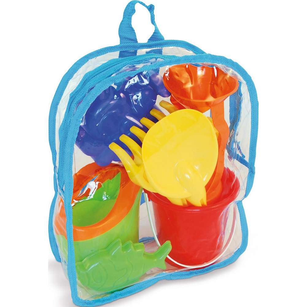 Produktabbildung keine Marke Rucksack mit Sandspielzeug, 10-teilig