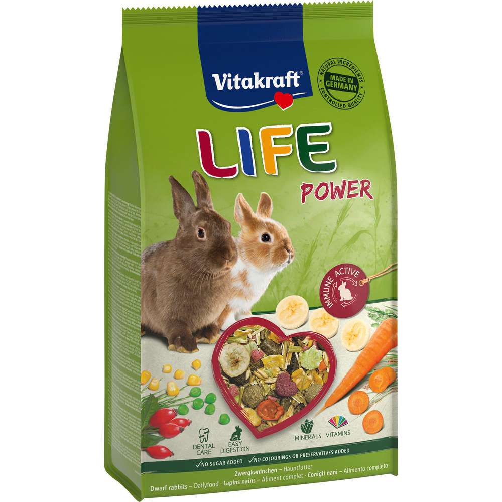 Produktabbildung Vitakraft Zwergenkaninchenfutter Life Power