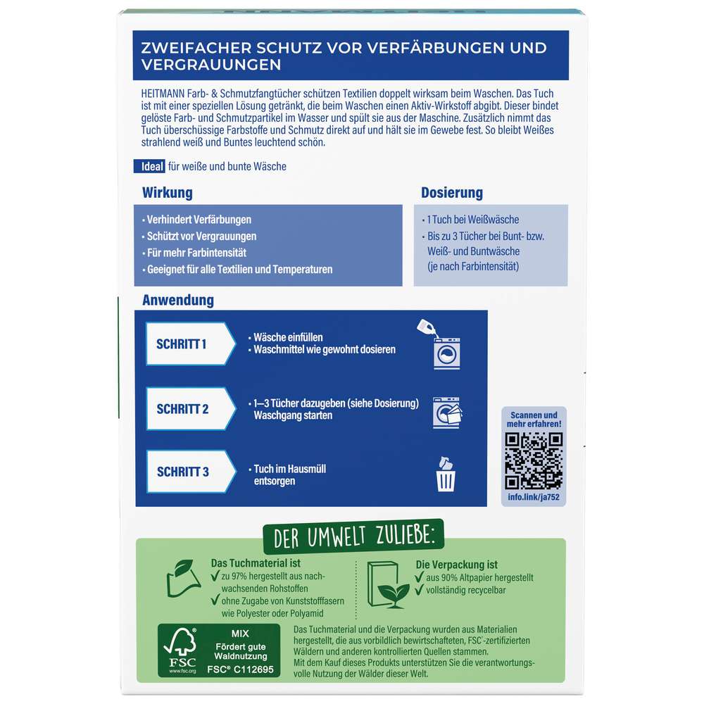 Produktabbildung Heitmann Farb- & Schmutzfangtücher