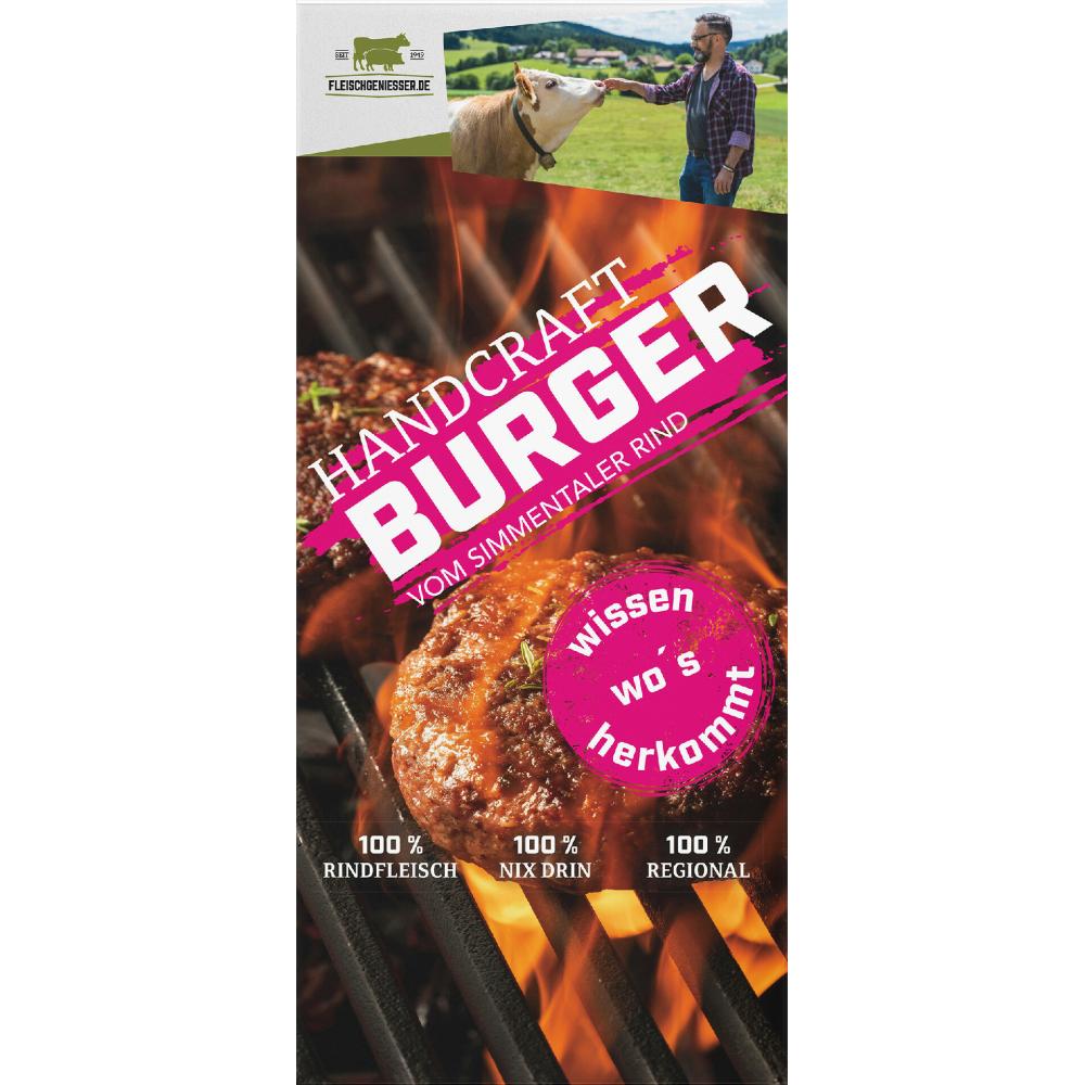 Produktabbildung keine Marke Wilhelm Stegbauer Burger vom Simmentaler Rind, 260 g