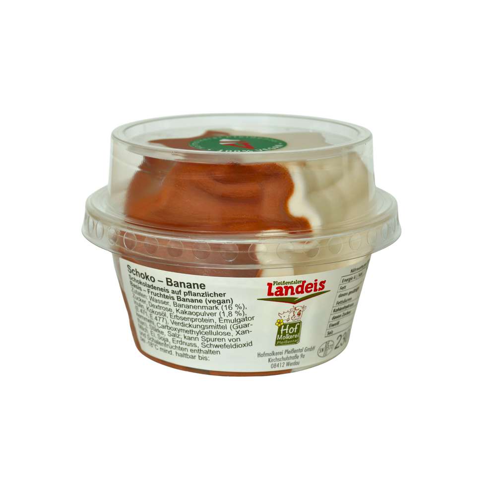 Produktabbildung Pleißentaler Landeis Eis, Schoko-Banane
