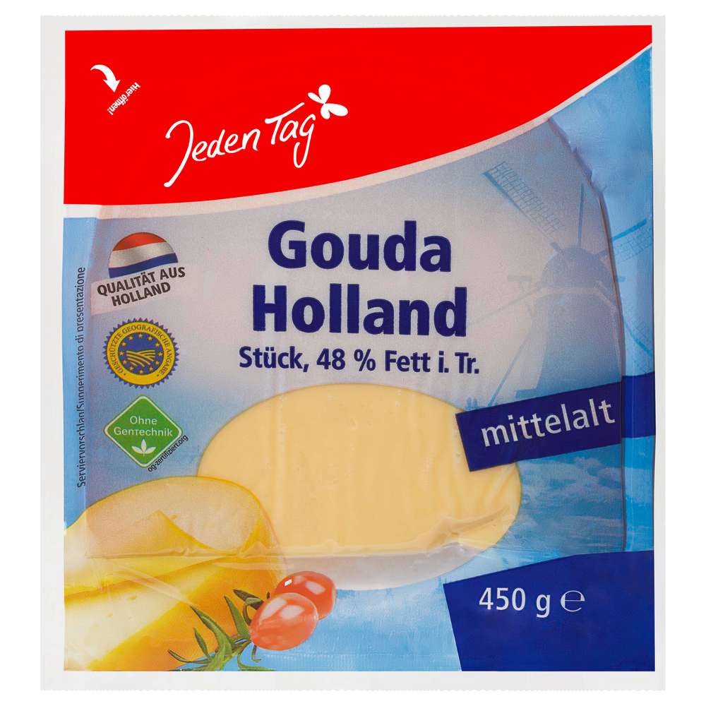 Produktabbildung Jeden Tag Holland Gouda, mittelalt