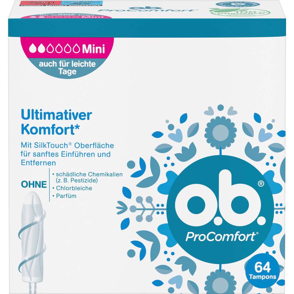 Produktabbildung o.b. ProComfort Tampons, Mini