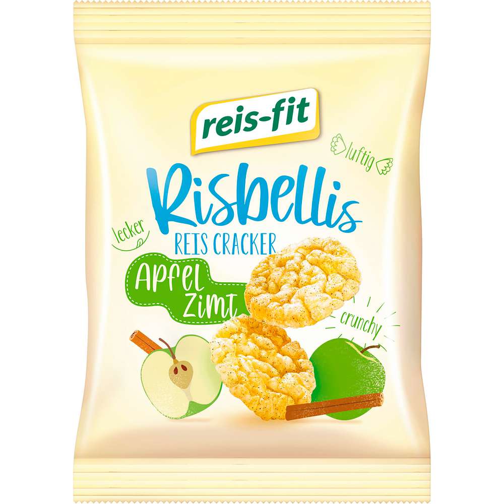 Produktabbildung Reis-Fit Reiscracker Risbellis, Apfel/Zimt