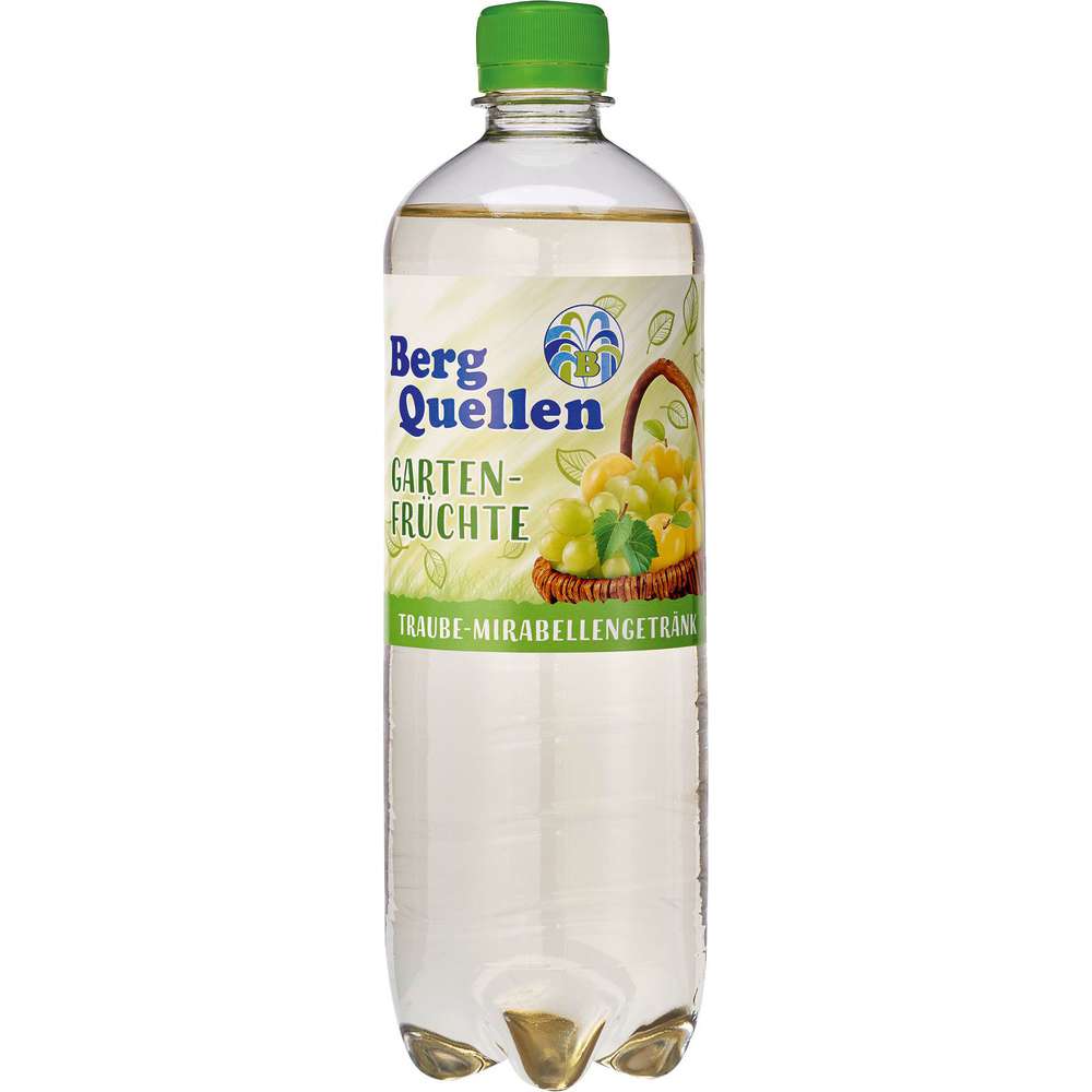 Produktabbildung Berg Quellen Mineralwasser Traube-Mirabellen, Gartenfrüchte