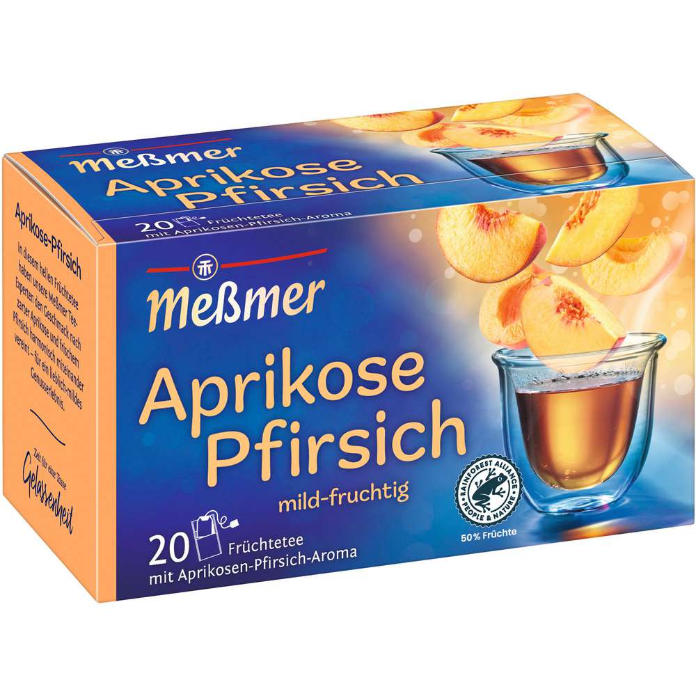Produktabbildung Messmer Früchtetee, Aprikose/Pfirsisch