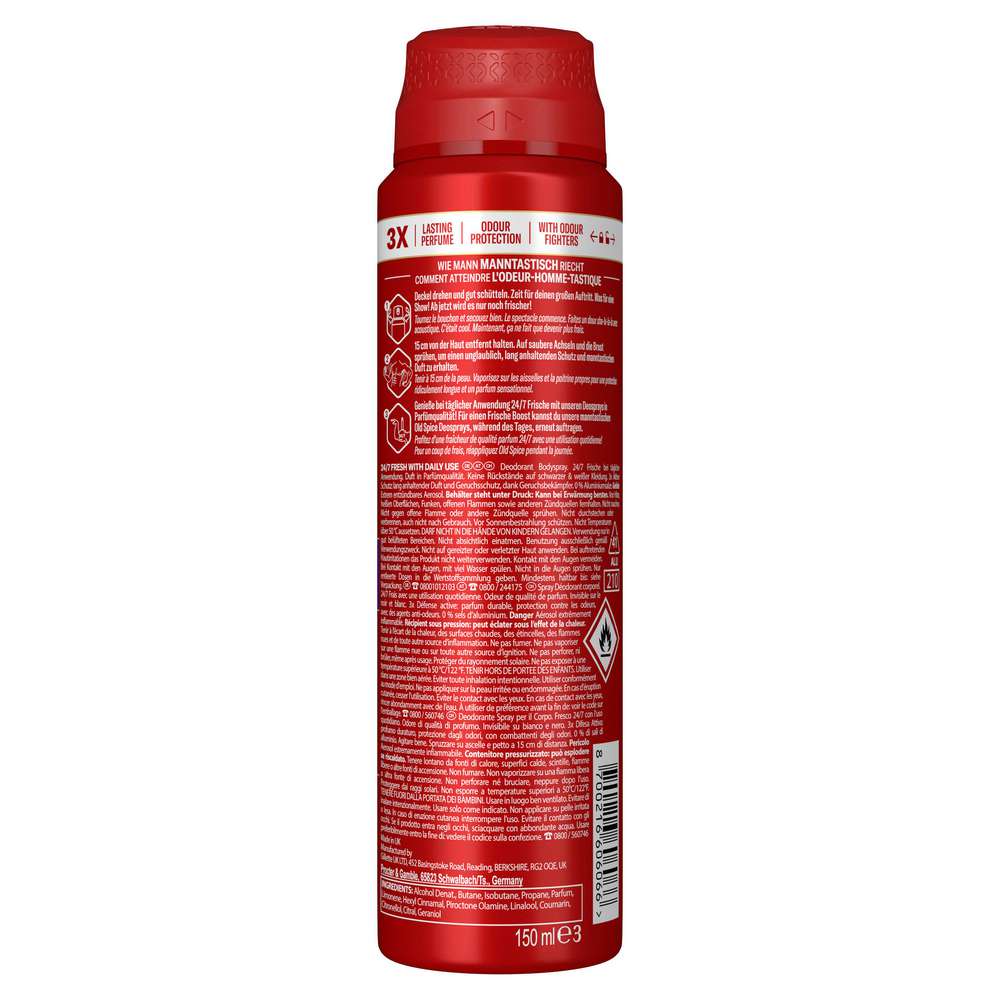 Produktabbildung Old Spice Deo Spray, Rockstar